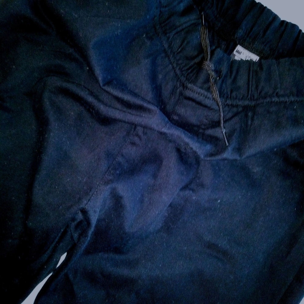 Ring of Fire Boys Black Cotton‎ Jogger Pants Drawstring Elastic Waist Size 20